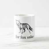 Voor Fox Sake -  handschrift Fox Koffiemok (Center)