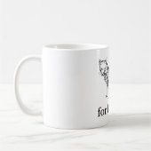 Voor Fox Sake -  handschrift Fox Koffiemok (Links)