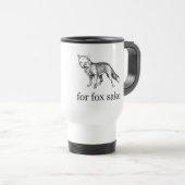Voor Fox Sake -  handschrift Fox Reisbeker (Voorkant rechts)