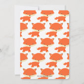 Voor Fox Sake. Hoe oud ben je? Birthday Uitnodigin Kaart (Achterkant)