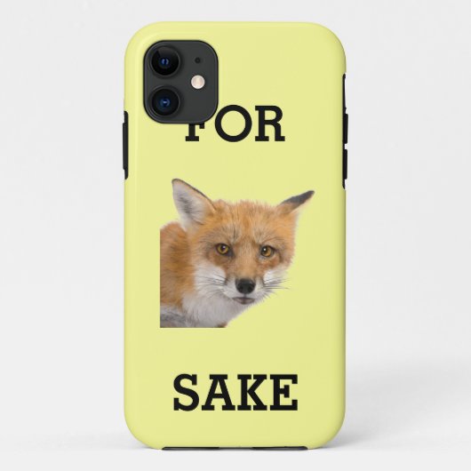 VOOR FOX SAKE - IPHONE CASE (Achterkant)