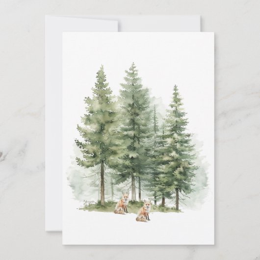 Voor Fox Sake is het de tweeling Woodland Fox zwan Aankondiging (Achterkant)