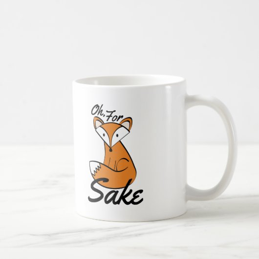 Voor Fox Sake Koffiemok (Rechts)