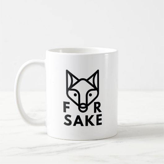Voor Fox Sake Koffiemok (Links)