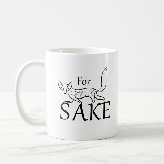 Voor Fox Sake Koffiemok (Links)