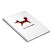 Voor Fox Sake-laptop Notitieboek (Rechterzijde)