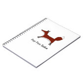 Voor Fox Sake-laptop Notitieboek (Linkerzijde)