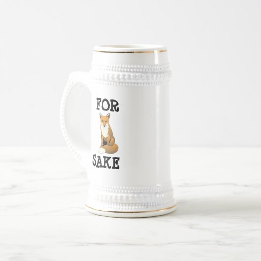 Voor Fox Sake Mok (Voorkant links)