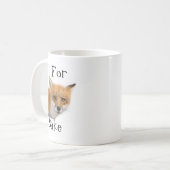 Voor Fox Sake. -mok Koffiemok (Voorkant links)