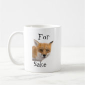 Voor Fox Sake. -mok Koffiemok (Links)