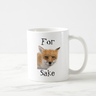 Voor Fox Sake. -mok Koffiemok
