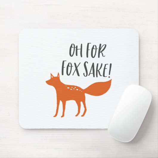 Voor Fox Sake. Muismat (Met muis)