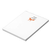 Voor Fox Sake. Notitieblok (Linkerzijde)