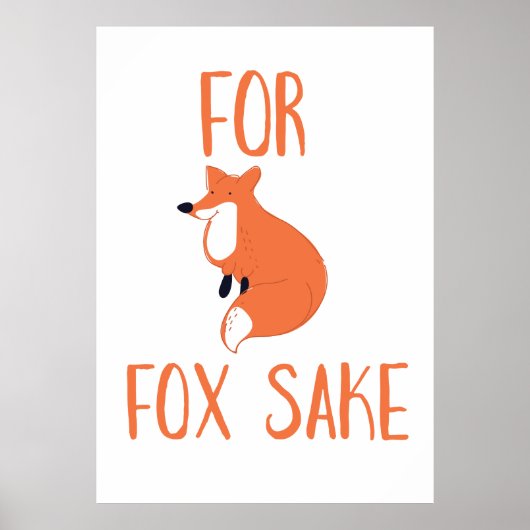 Voor Fox Sake Poster (Voorkant)