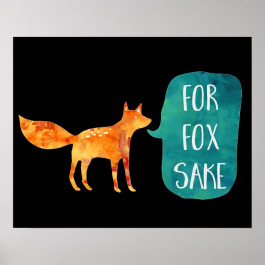 Voor Fox Sake Poster (Voorkant)