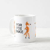 Voor Fox sake ruzie vossen Koffiemok (Voorkant links)