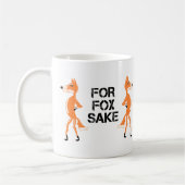 Voor Fox sake ruzie vossen Koffiemok (Links)