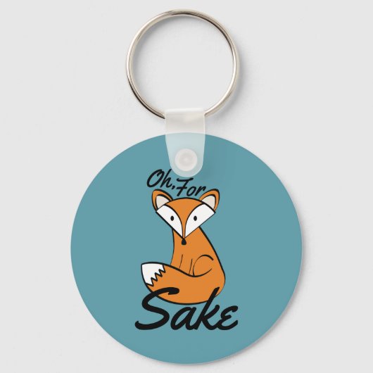 Voor Fox Sake Sleutelhanger (Voorkant)
