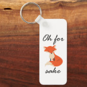 Voor Fox Sake Sleutelhanger (Voorkant)