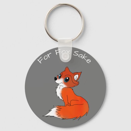 Voor Fox Sake Sleutelhanger bijgewerkt op (Voorkant)