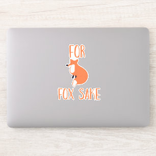 Voor Fox Sake Sticker