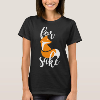 Voor Fox Sake - T-Shirt (zwart)