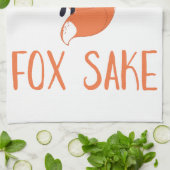 Voor Fox Sake Theedoek (Gevouwen)