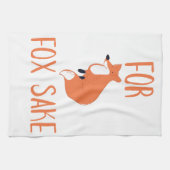 Voor Fox Sake Theedoek (Horizontaal)