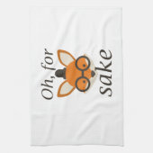 Voor Fox Sake Theedoek (Verticaal)