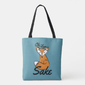 Voor Fox Sake Tote Bag (Achterkant)