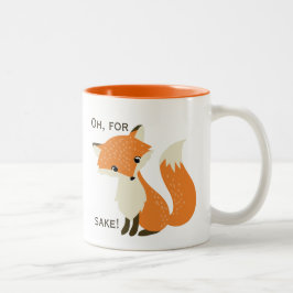 Voor Fox Sake Tweekleurige Koffiemok