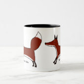 Voor Fox Sake - wraparound afbeelding - Kawaii Kit Tweekleurige Koffiemok (Center)