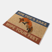 Voor Fox's sake wis je voeten Deurmat (Schuin)