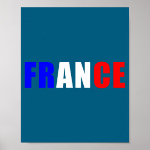 Voor Frankrijk Vlag Outfit Franse Jersey Poster