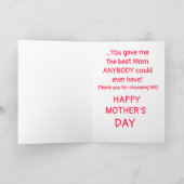 Voor geadopteerde moeders kaart (Binnen)