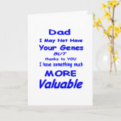 Voor geadopteerde vaders kaart (Gele Bloem)