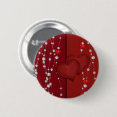 Voor geliefden, liefde ronde button 5,7 cm (Voorkant /achterkant)