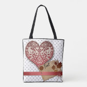 Voor geliefden, liefde tote bag (Achterkant)