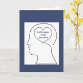 Voor geliefden van ons weg. kaart (Gele Bloem)