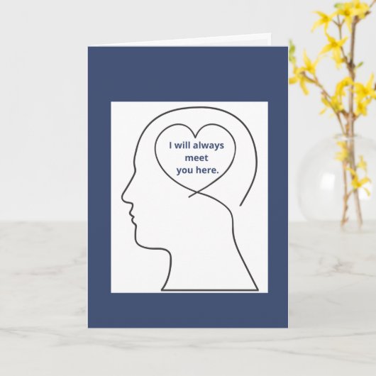 Voor geliefden van ons weg. kaart (Gele Bloem)