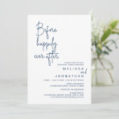 Voor gelukkig Ooit na het eten van de repetitie va Kaart (Staand voorkant)