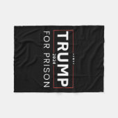 Voor gevangenis 2024 fleece deken (Voorkant (Horizontaal))