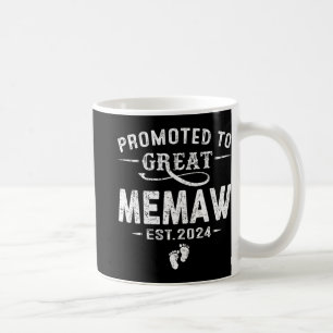 Voor geweldige Memaw 2024 Moederdag Eerste Keer Mo Koffiemok