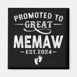 Voor geweldige Memaw 2024 Moederdag Eerste Keer Mo Magneet