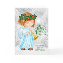 voor Girl kerstengel Girl en Pines