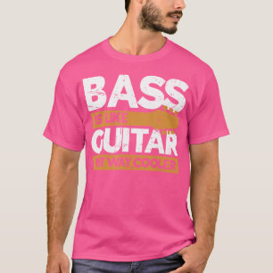 Voor gitarist muzikant Bass fan akoestische T-shirt