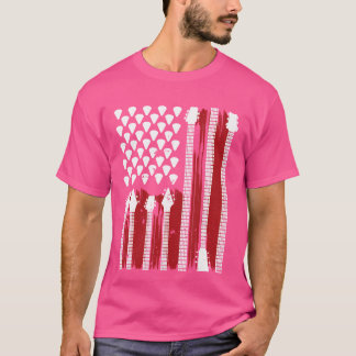 Voor gitarist muzikant Bass fan akoestische T-shirt