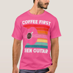 Voor gitarist muzikant Bass fan akoestische T-shirt