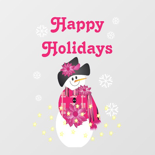 Voor Glass Large kerstman Thélek Raamsticker (Vel)