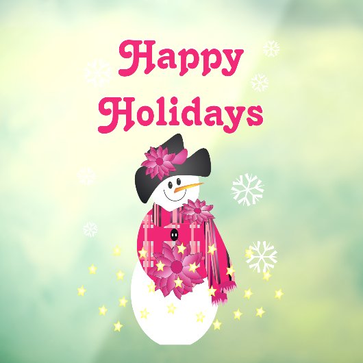 Voor Glass Large kerstman Thélek Raamsticker (Vel 3)